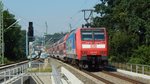 146 017 bei herrlichem Sonnenschein am 28.07.16 in Meißen.