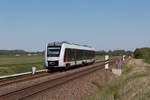 1648 922 als RB nach Güsten. Fotografiert am 30.04.2019 zwischen Biendorf und Baalberge. 