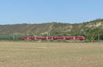 DB 442 xxx als RE 4987  Franken-Thüringen-Express  von Leipzig Hbf nach Nürnberg Hbf, am 31.08.2019 bei Schulpforte.