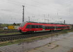 DB 442 105  Stockheim  als RE 4987 von Leipzig Hbf nach Lichtenfels, am 16.04.2016 in Naumburg (S) Hbf.