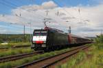 DB ES 64 F4-844 mit der RB 16322 von Halle (S) Hbf nach Eisenach, in Naumburg (S) Hbf; 08.08.2011