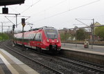 DB 442 605  Stockheim  als RE 29352 von Lichtenfels nach Leipzig Hbf, am 16.04.2016 in Weißenfels.