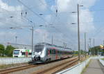 abellio 9442 109 als RB 74804 von Bitterfeld nach Erfurt Hbf, am 16.08.2017 in Erfurt Ost.