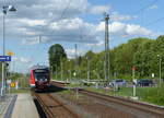 DB 642 674 als RE 26769 von Magdeburg Hbf nach Erfurt Hbf, am 30.04.2018 in Großrudestedt.