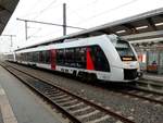 abellio 1648 947 + 1648 434 als RE 80554 nach Magdeburg Hbf, am 13.02.2019 in Erfurt Hbf.