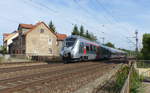 abellio 9442 309 als RB 74610 von Leipzig Hbf nach Eisenach, am 07.09.2019 in Erfurt-Bischleben.