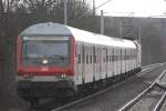 RB 16317 nach Halle Saale Hbf geschoben von einer BR 143.Erfurt 25.02.2010