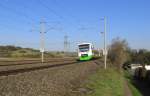 STB 82978 + EB 82806 von Ilmenau und Meiningen nach Erfurt Hbf, bei Ingersleben; 07.04.2010