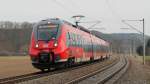 442 770 als Regionalexpress nach Jena Saalbahnhof kurz vor dem Bahnhof Jena-Göschwitz.