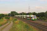 Die STB 80563 und EB 80609 von Erfurt Hbf nach Meiningen und Ilmenau, am 18.07.2014 bei Ingersleben.