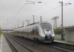 abellio 9442 608, im Auftrag für DB Regio, als RB 16369 von Sangerhausen nach Erfurt Hbf, am 09.10.2015 beim Halt in Erfurt Ost.