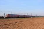 Am 19.10.2017 ist eine RB aus Frankfurt zwischen Mannheim und Heidelberg unterwegs.