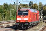 RADOLFZELL am Bodensee (Landkreis Konstanz), 18.09.2024, 245 007 als IRE3 nach Basel Bad Bf bei der Einfahrt in den Bahnhof Radolfzell