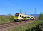 K�ndringen - 11 April 2025 : 1462 003 mit dem RE 5334 von Basel nach Offenburg.
Link zum Video : https://www.youtube.com/watch?v=pHLPg-3SO-g&t=429s