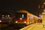 RE  Main Neckar Express  von Frankfurt(Main)Hbf nach Mannheim Hbf.Am 20.01.10 beim Halt in Bensheim.