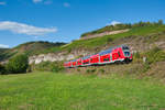 445 048 als RE 4617 (Frankfurt (Main) Hbf - Würzburg Hbf) bei Himmelstadt, 18.09.2019