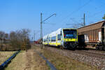 650 704 agilis und 650 711 agilis als ag 84469 (Ebern - Forchheim) bei Hirschaid, 24.03.2021