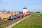 193 803 Railpool/DB Regio mit RE 4955 (Sonneberg (Thür) Hbf - Nürnberg Hbf) bei Hirschaid, 24.04.2021