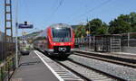 DB 440 806-8 als RB 58039 von Jossa nach Wrzburg Hbf, am 25.06.2024 in Thngersheim.