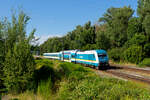 223 068 DLB mit ALX 79854 (Hof Hbf - München Hbf) bei Reuth b.