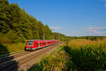 440 325 DB Regio als RE 58228 (Nürnberg Hbf - Würzburg Hbf) bei Hagenbüchach, 04.09.2021