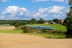 223 071 DLB mit ALX 79854 (Hof Hbf - München Hbf) bei Reuth bei Erbendorf, 14.09.2021