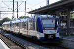 AUGSBURG, 28.04.2025, VT 337/1648 837-0 der Bayerischen Regiobahn (BRB) als RB13 nach Ingolstadt in Augsburg Hbf
