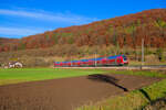 445 099 DB Regio als RB 59098 (München Hbf - Nürnberg Hbf) bei Breitenfurt, 23.11.2021
