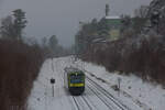 650 727 Agilis als ag 84679 (Bayreuth Hbf - Bad Steben) bei Neusorg, 27.12.2021