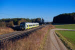 440 417 Agilis als ag 84336 (Regensburg Hbf - Parsberg) kurz vor Parsberg, 09.02.2022