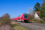 RE 4861	(Nürnberg Hbf - München Hbf) bei Postbauer-Heng, 28.02.2022
