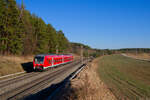 440 317	DB Regio als RE 58224 (Nürnberg Hbf - Würzburg Hbf) bei Hagenbüchach, 09.03.2022
