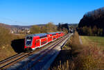 445 099 DB Regio als RB 59102	(M�nchen Hbf - N�rnberg Hbf) bei Dollnstein, 22.03.2022
