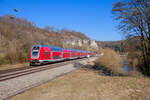 445 088 DB Regio als RB 59156 (M�nchen Hbf - Treuchtlingen) bei Hagenacker, 22.03.2022
