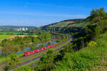 445 053 DB Regio als RE 4605 (Frankfurt (Main) Hbf - Bamberg) bei Himmelstadt, 07.05.2022