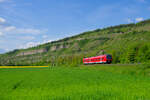 440 303 DB Regio als RB 58057 (Jossa - Bamberg) bei Th�ngersheim, 07.05.2022