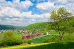 445 102 DB Regio als RB 59096 (M�nchen Hbf - N�rnberg Hbf) bei Dollnstein Richtung Treuchtlingen, 09.05.2022
