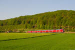 445 068 DB Regio als RB 59104 (M�nchen Hbf - N�rnberg Hbf) bei Dollnstein, 09.05.2022