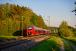 442 220 DB Regio als S3 39374 (Neumarkt (Oberpf) - N�rnberg Hbf) bei Postbauer-Heng, 11.05.2022