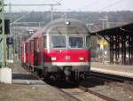 Eine Regionalbahn nach Bamberg steht am 12.