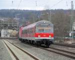 Eine Regionalbahn von Saalfeld nach Bamberg erreicht am 20.