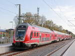 Ausfahrt 445 003/ 445 007 als RE nach Elsterwerder am 8.
