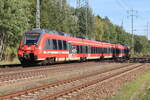 Diedersdorf am 29. September 2026 f�hrt 442 832 als RB 22 auf den s�dlichen Berliner Ring in Richtung Portsdam.