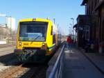 Bahnhof Beeskow  Aufgenommen am 2.April 09