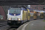 Start Unterelbe mbh 246 004-6 mit RE 5 nach Cuxhaven in Hamburg-Harburg 12.12.2020