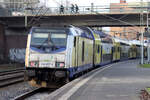  Start unterelbe mbh  246 007-9 mit RE 5 nach Cuxhaven in Hamburg-Harburg 15.2.2023
