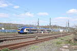 Cantus 427 055 (94 80 0427 146-6 D-CAN) als RB 24118 von Eisenach nach Bebra, am 05.04.2023 in Gerstungen.