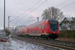 RE4107 mit 143 313 in Singlis, 21.2.010.