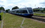 UBB 646 112-2 + 646 124-7 als UBB 29417 von Stralsund Hbf nach Swinoujscie Centrum, am 14.06.2017 in Bansin.