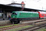 WFL 145 041-0 (91 80 6145 041-0 D-LDB) am RE 4454 nach Bremerhaven-Lehe, am 13.10.2026 in Osnabr�ck Hbf. Standort: Hamburger Stra�e.